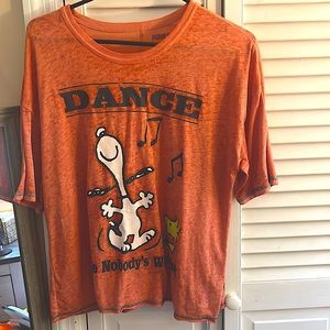 Snoopy “dance like nobody’s watching” shirt